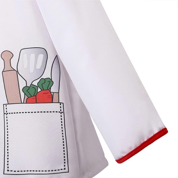 Kock Rollspelsdräkt - Set med realistiska tillbehör - Låtsaskockskläder