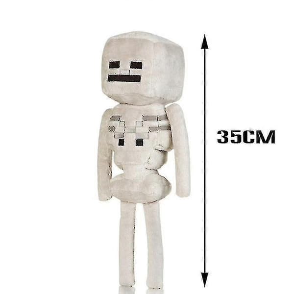 Minecraft Skjelett Plysj Kosedyr, Hvit, 14\" Lang, 35CM