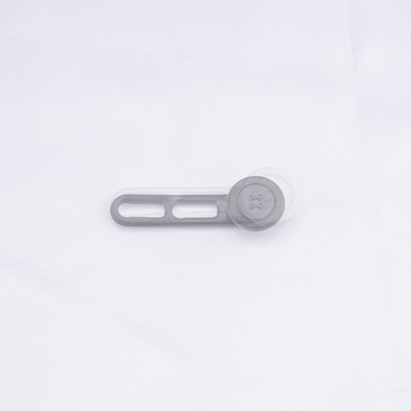 Het försäljning 10mm-15-18mm gummiband stretch justering förlängningsknapp midjeband förlängning justeringsknapp Gray large size 18mm*round