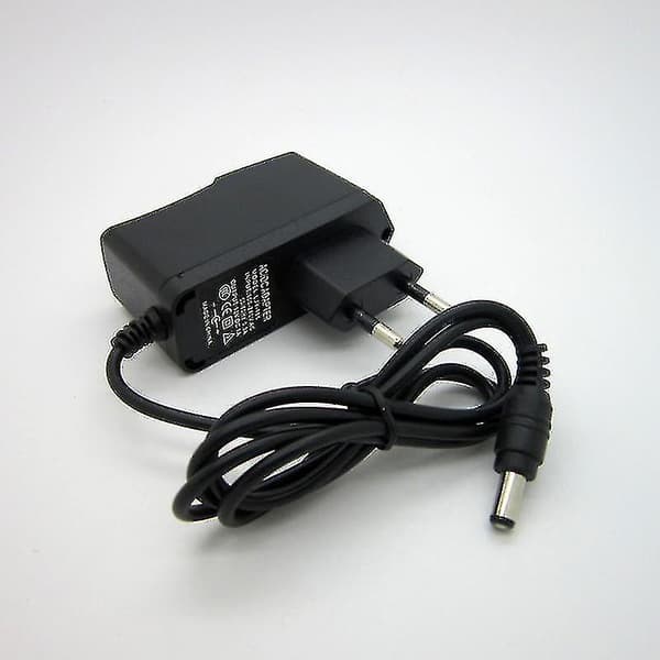 AC 100-240V DC 5V 2A EU Plugg Veggadapter Konverter Strømforsyningskabel