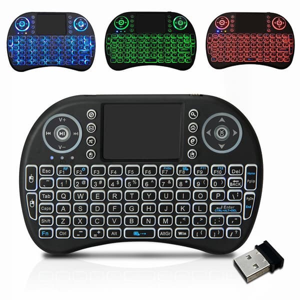 Mini i8 2.4GHz Multimedia Portabel Trådlöst Handhållet Mini Tangentbord