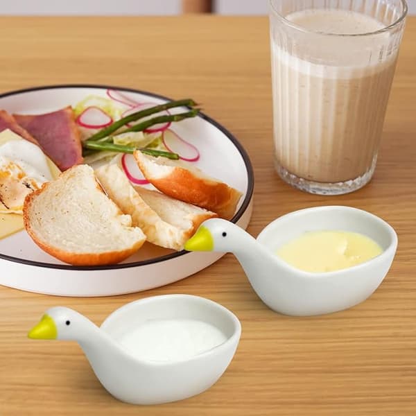 Dippauskulhot, söpö ankka-design, 4 kpl