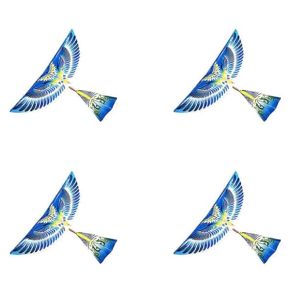 Stycken Utomhus Glidflygplan Gummibandsdriven Flygplan Stor Drakar Barn Vetenskap Drake Kasta Glidflygplan Leksak [YATOY]
