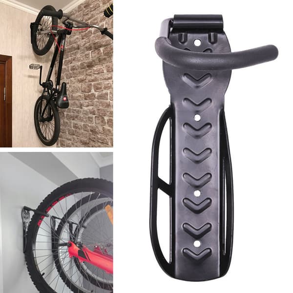El-scooterställ, väggmontering. Stål gummiväggsfästen, u