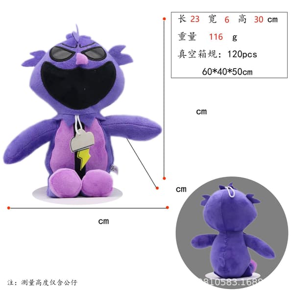 Poppy 4 Spel Docka Gummiman Mjukisdocka Independent vacuum compression Crow