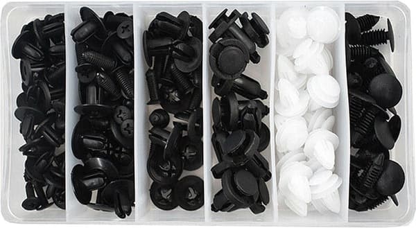 Plastclips - 100 stk. - Bilkarosseripanelbeklædningsclips - Dørpanelmonteringsbeslag til installation af bilinteriør