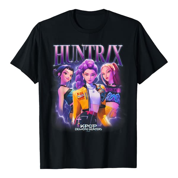 Kpop anime löysä lyhythihainen T-paita musta 4XL 4XL