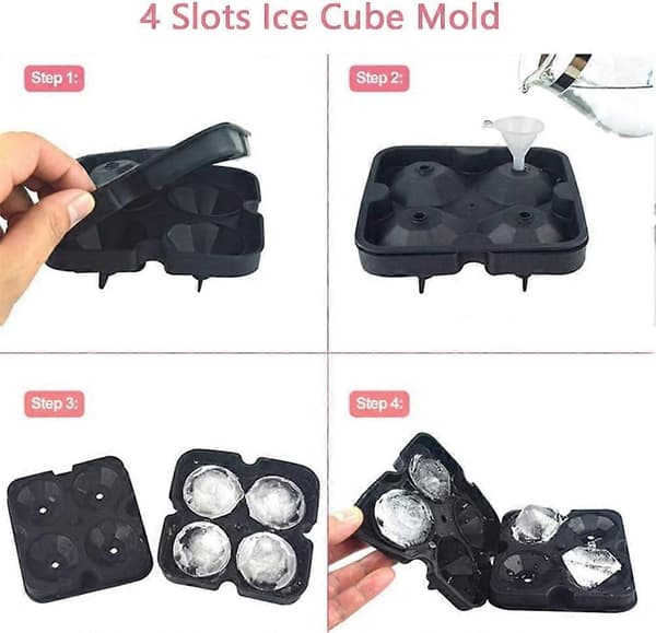 4 Rede, silikone DIY -figur kage isfremstilling køleskab (02)