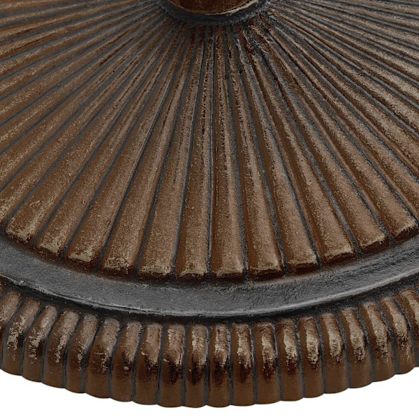 vidaXL Parasolfod Bronze 45x45x30 cm Støbejern