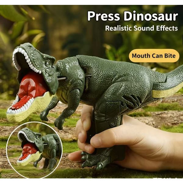 Tryk dinosaur simulation børnelegetøj dyr trick kreativ model legetøj
