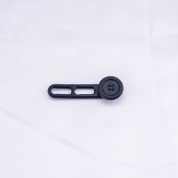 Het försäljning 10mm-15-18mm gummiband stretch justering förlängningsknapp midjeband förlängning justeringsknapp Double layer blue*round