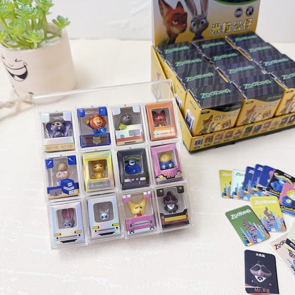 Tegneseriefigur Minifigur Blind Box Sæt, Samleobjekt Skrivebordslegetøj til Fans og Gaver Sanrio