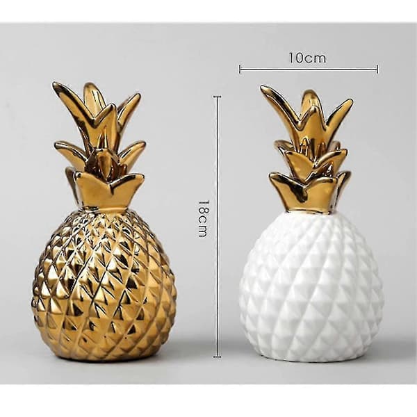 Keramisk ananasformet figur Ananas luksushåndværk gave-b-MXBC