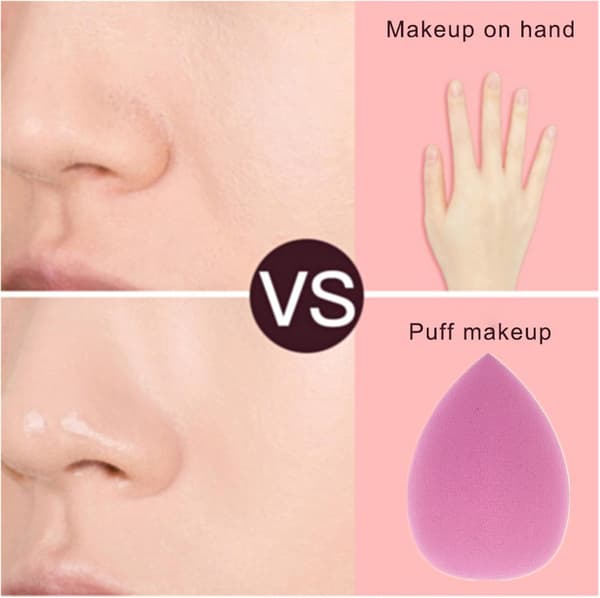 Makeupsvampe, skønhedsmakeup-blending, svampeconcealer, applikator, svampe, 8 stk.
