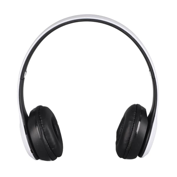 P47 Bluetooth Headset Multifunktionellt Djup Bas Brusreducerande Vikbart Trådlöst Sportheadset för Hemmakontor Resor Vit