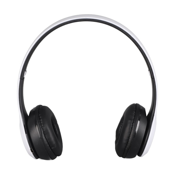 P47 Bluetooth Headset Multifunktionelt Dyb Bas Støjreducerende Sammenklappeligt Trådløst Sports Headset til Hjemmekontor Rejser Hvid