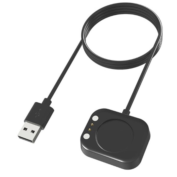 Musta USB-latauskaapeli lataustelakka älykellolle