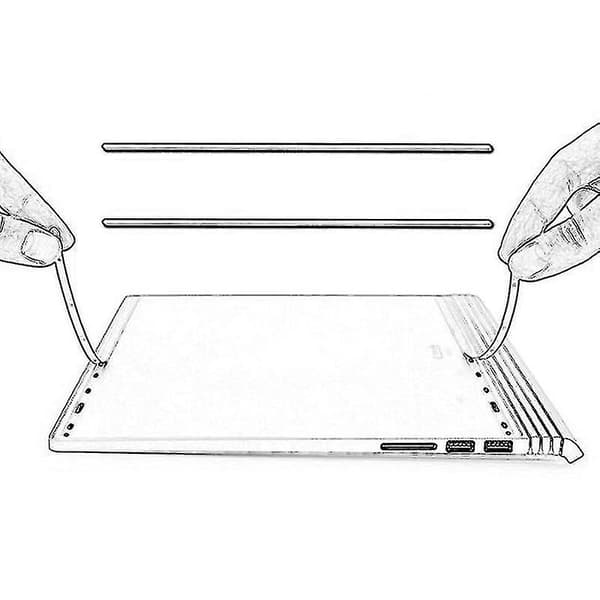 stk skridsikre strimler til Microsoft Surface Book1/2 gummifødder bundudskiftning