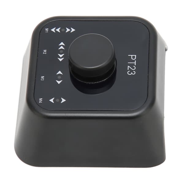 Bluetooth Sidevenderpedal Oppladbar Trådløs Multimediekontroll Tastbryter for Datamaskin Telefon Svart 0.1