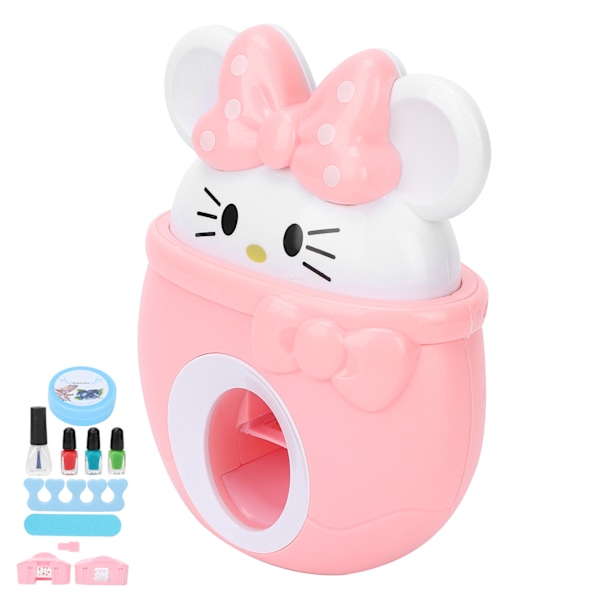 Nagelkonstsats för små flickor, Makeup-set för barn, Polish, Nagelfil, Manikyrset, Leksak
