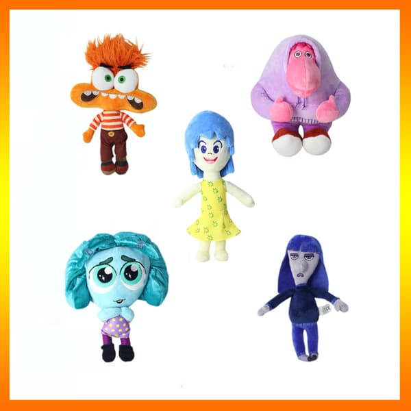 Uusi Inside Out 2 pehmolelu Inside Out -pehmolelu animaatio oheistuote Blue Thin Man OPP packaging