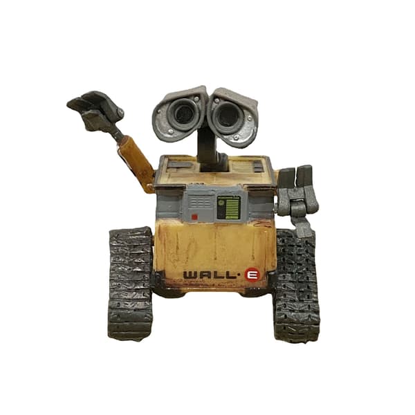 Wall-E Robot Legetøj i Æske Wall-E Eva Populære Håndlavede Ornamenter Clean version of Wall-E (color box)