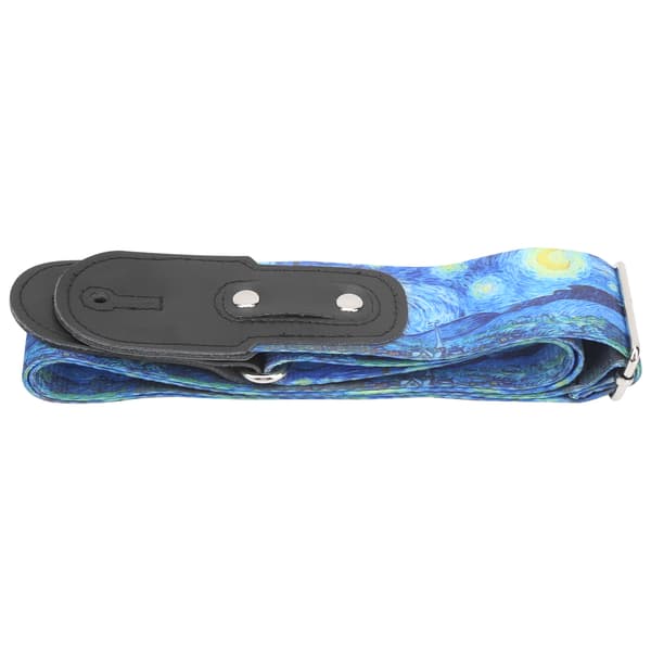 Gitarrband Nylonband Andningsbart Musikinstrument Tillbehör för Akustisk/Elgitarr Bas 5cm Star Series