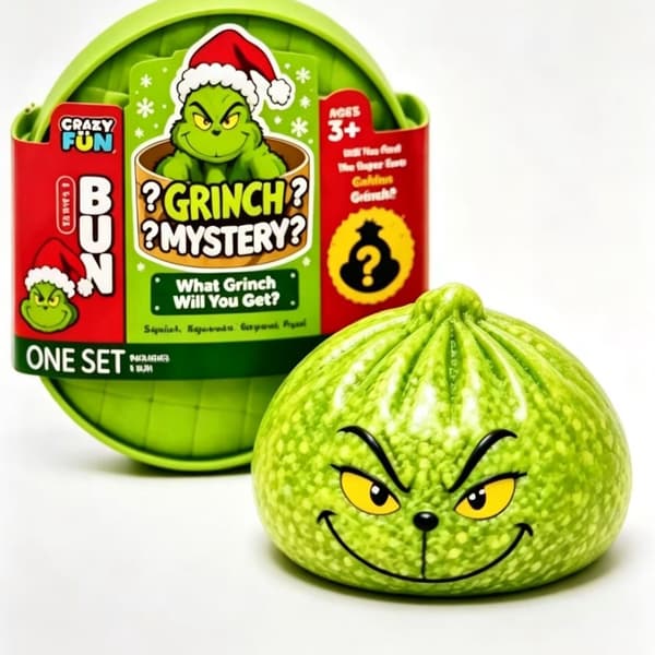 Grinch Juleudgave Grøn Monster Stressaflastende Klembar Glødende Legetøjsgave Cool and cool Grinch