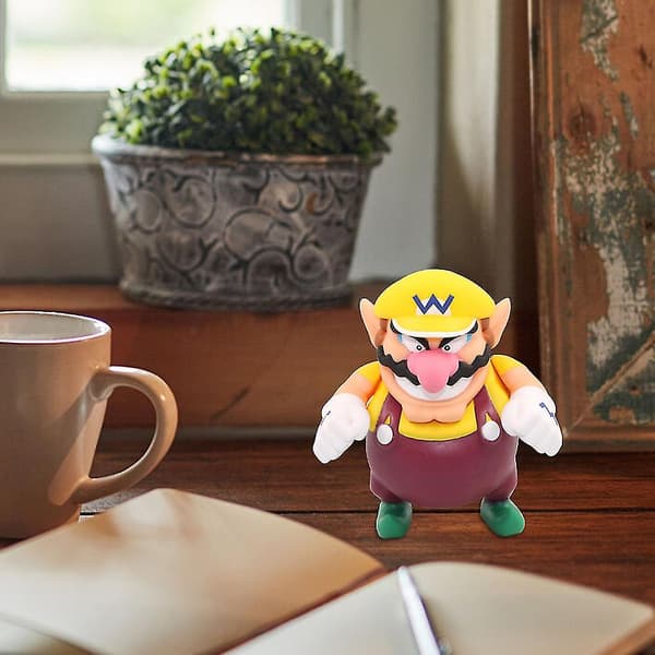 \"Super Mario All Stars - Wario 4.7\"\" Plastik Legetøjsfigur