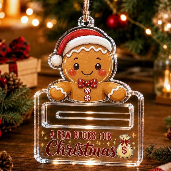 Akryl Gavekortsholder Ornament G 10*15.5cm