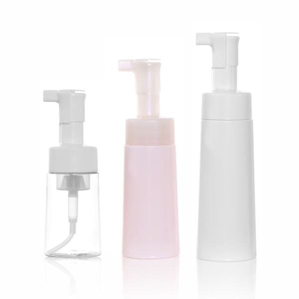 2 skumpumpeflasker tomme pumpeflasker HVIT 150ML 150ML hvit white 150ml-150ml