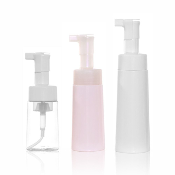 2 skumpumpflaskor tomma pumpflaskor TRANSPARENT 100ML 100ML transparent transparent 100ml-100ml