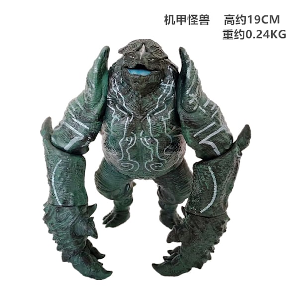 Pacific Rim Wanderer Docka Vit Orm Hat Lingbei Sköldpadda Lie Huvud Mecha Monster Docka Modell Ornament Pacific Rim - Abomination