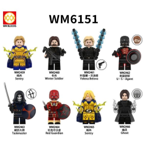 Winter Soldier Sentinel Samlelegetøj Byggeklodser Minifigurpose WM6151 Set