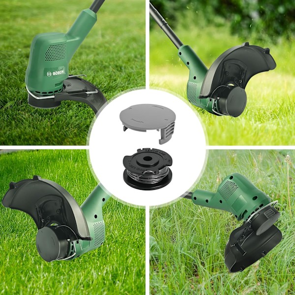 6-pak trimmertråd til Bosch Easygrasscut 23, 26, 18, 18-230