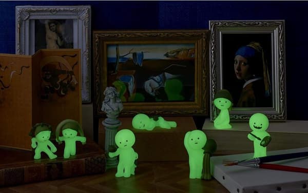 Original Smiski Corner Luminous Elf Series Blind Box, Figur Gave, Tilfeldig Stil, 1 stk Museum