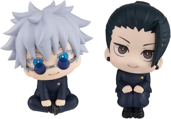 Puruuige 2 st Satoru Gojo/Suguru Geto Figur Staty 9.94cm Tecknad Figur Modell Leksak Samlarprydnad Gåva D