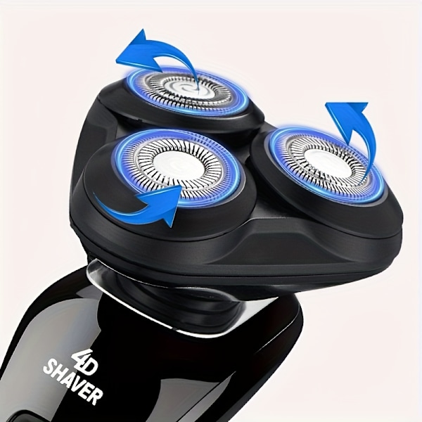 Elektrisk barbermaskin for menn, 3D elektrisk barbermaskin for menn