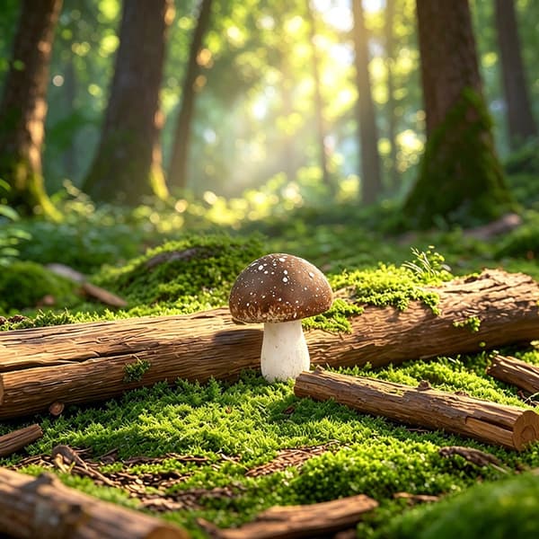 Mini Svampe Dekoration Sæt 10 Stk – Harpiks Miniature Svampe til Moshave, Fehave, Sukkulentpotter, Terrarium