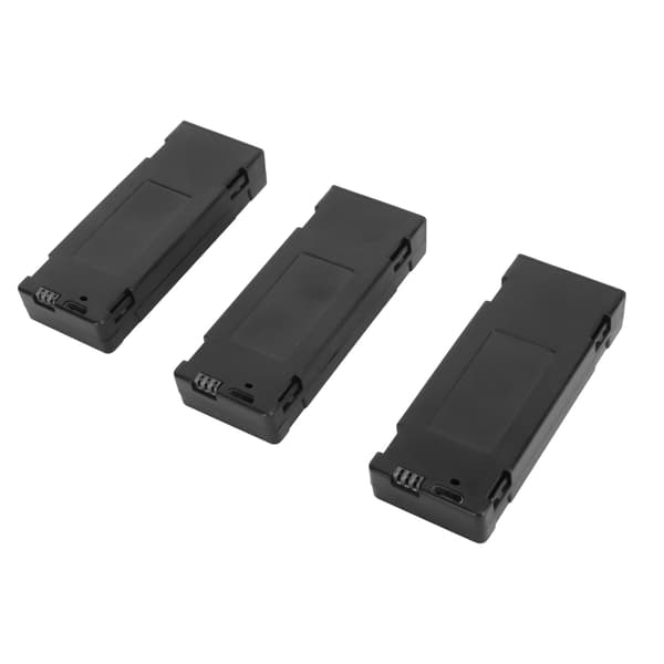 3 stk. Drone Litiumbatteri 1800MAH 3.7V Oppladbart Quadcopter Drone Batteri for E88 E88Pro E100 E99 K3 K6 E89 P1 P4 P5