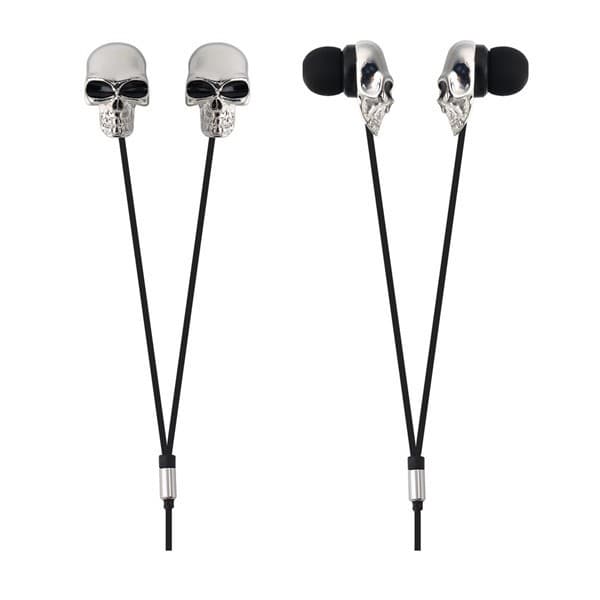 Hodeskalle Metall In-Ear Hodetelefoner