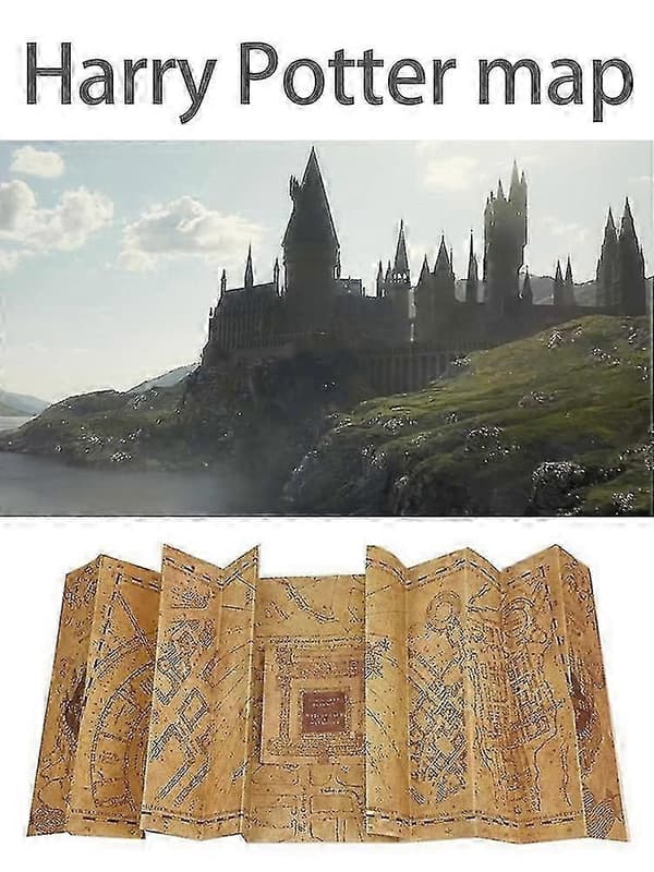 Harry Potter Marauders Kort, Hogwarts Wizarding World Samlerobjekt Gave til fans og børn