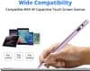 Stylus, tablet pen, universal touch screen pen. Egnet til smartphones, tablets, Apple iPhone/iPad genopladelig (pink)