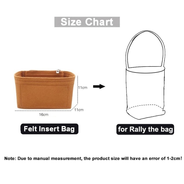 Bucket Bag Insert Bag Linner Bag COFFEE B B kaffe coffee B-B