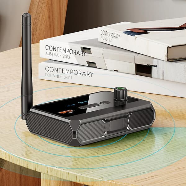 1 i Bluetooth 5.3 Sender Mottaker Optisk Koaksial 3.5mm AUX RCA USB U-Disk Stereo Musikk Trådløs Lydadapter For TV PC