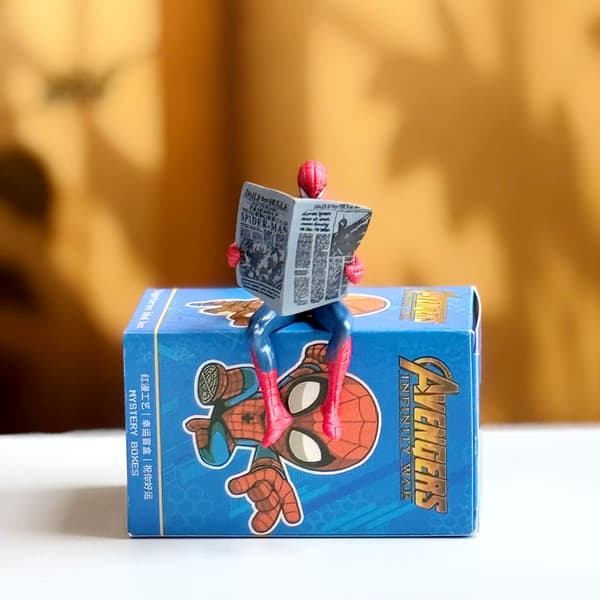 Spider-Man Dagligdag Figurer – Samlermodeller, Dukker og Bilpynt Transparent bag packaging