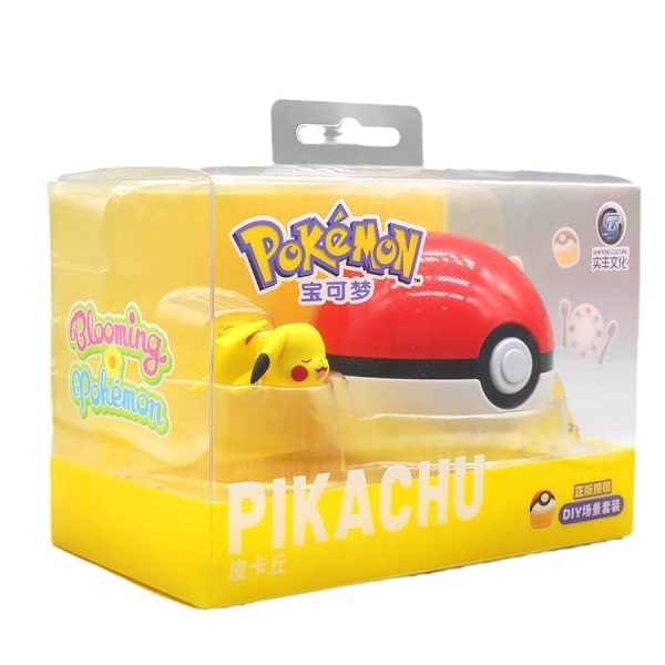 Ægte Boldscene Dekoration Trend Blind Box Pikachu Model Dukke Håndlavet Legetøj Fatso（PVC box）