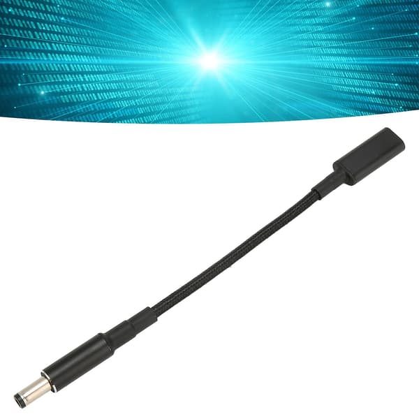 USB Type C naar 5,5x2,1 mm mannelijke adapterkabel Dual Pd E Mark Chip Draagbaar 100w USB type C adapterkabel