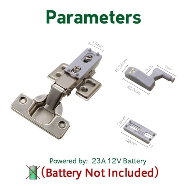 Sensor LED skåplampa/garderobsdörrlampa - 10-pack