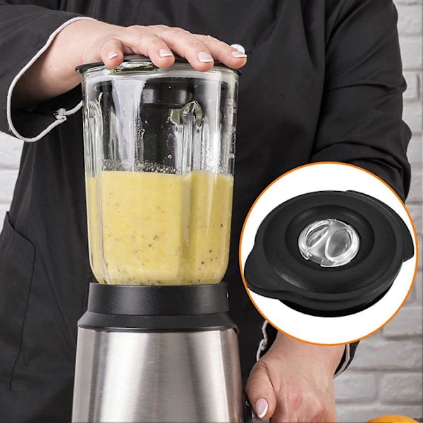 Blenderlåg med vægt, fødevaregodkendt, aftageligt låg, BPA-frit, tåler opvaskemaskine, blenderbeholderdele, juicerlåg til Oster Pro